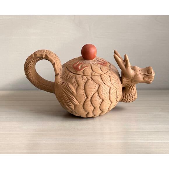Artisan Other - Rare Vintage Chinese Yixing Clay Dragon Teapot